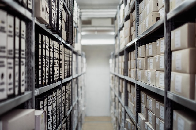Archive shelves